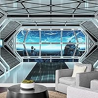 Vista 47 de wall26 - Papel mural autoadhesivo para pared (tamaño grande), diseño de impresión del futuro