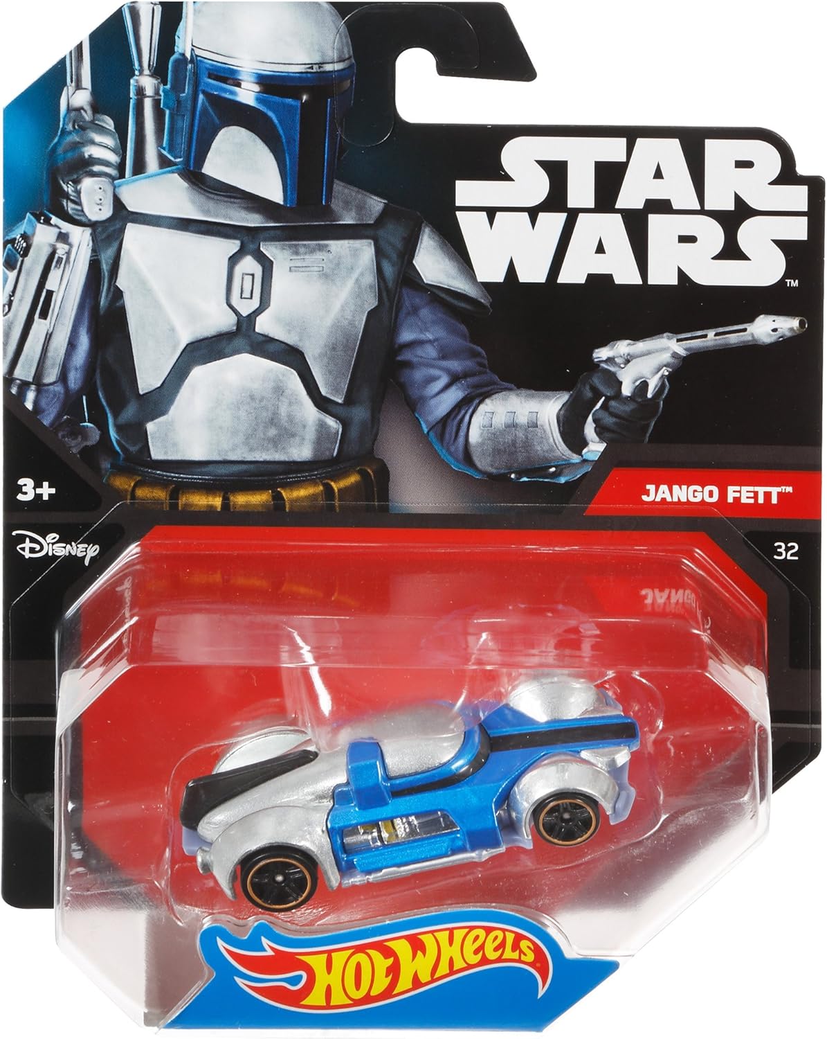 Hot Wheels Star Wars Character Car, Jango Fett