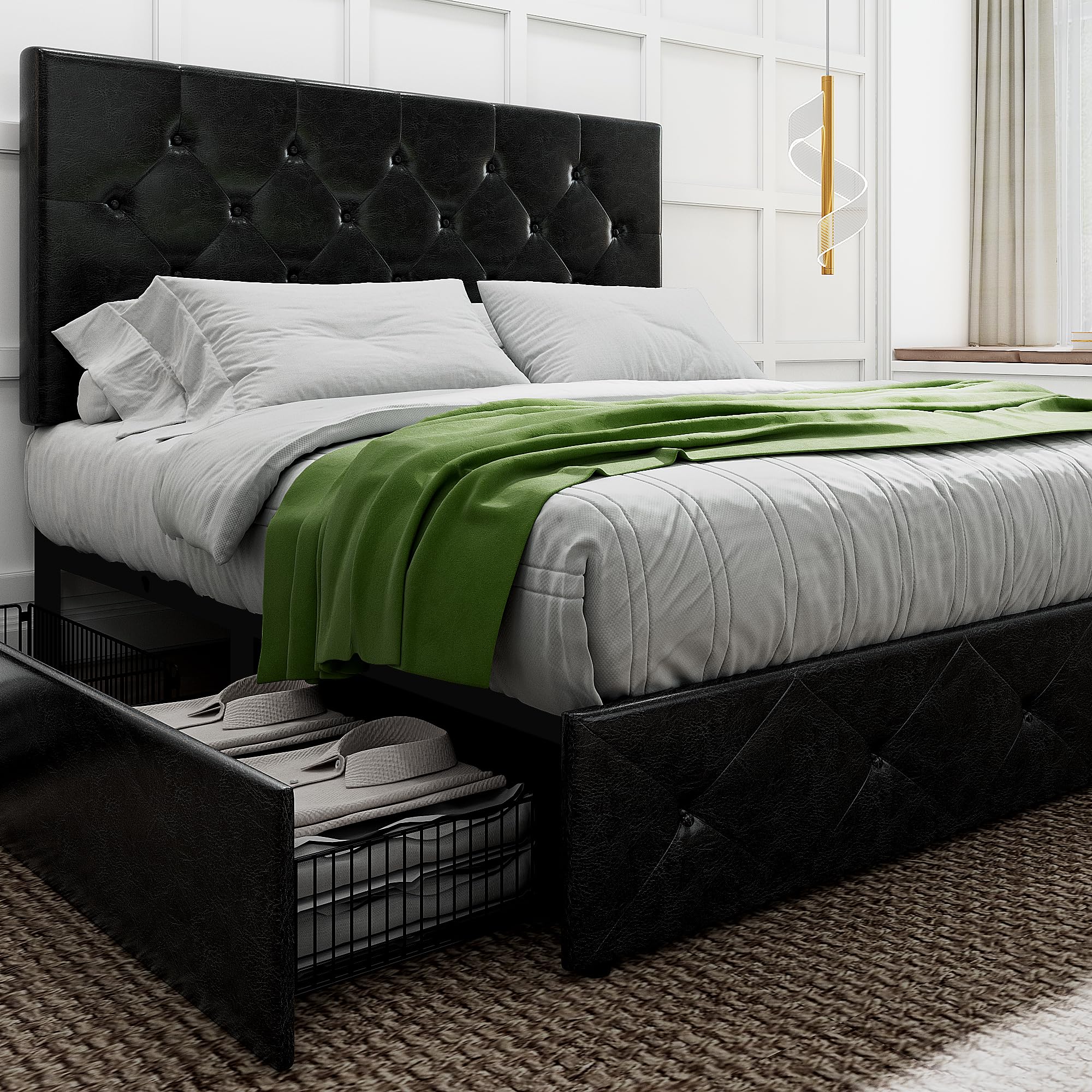 diy california king bed frame with storage, clearance Hit A 89