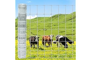 Farm Fence: 5ft x 164ft Zinc-Coated Livestock Fencing