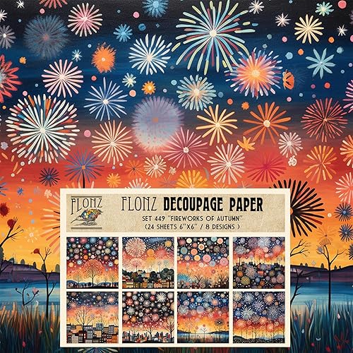 Miniatura 5 de Decoupage - Paquete de papel (24 hojas de 6 x 6 pulgadas) para cena # Papel de patrón de estilo vintage para decoupage, manualidades y álbumes de