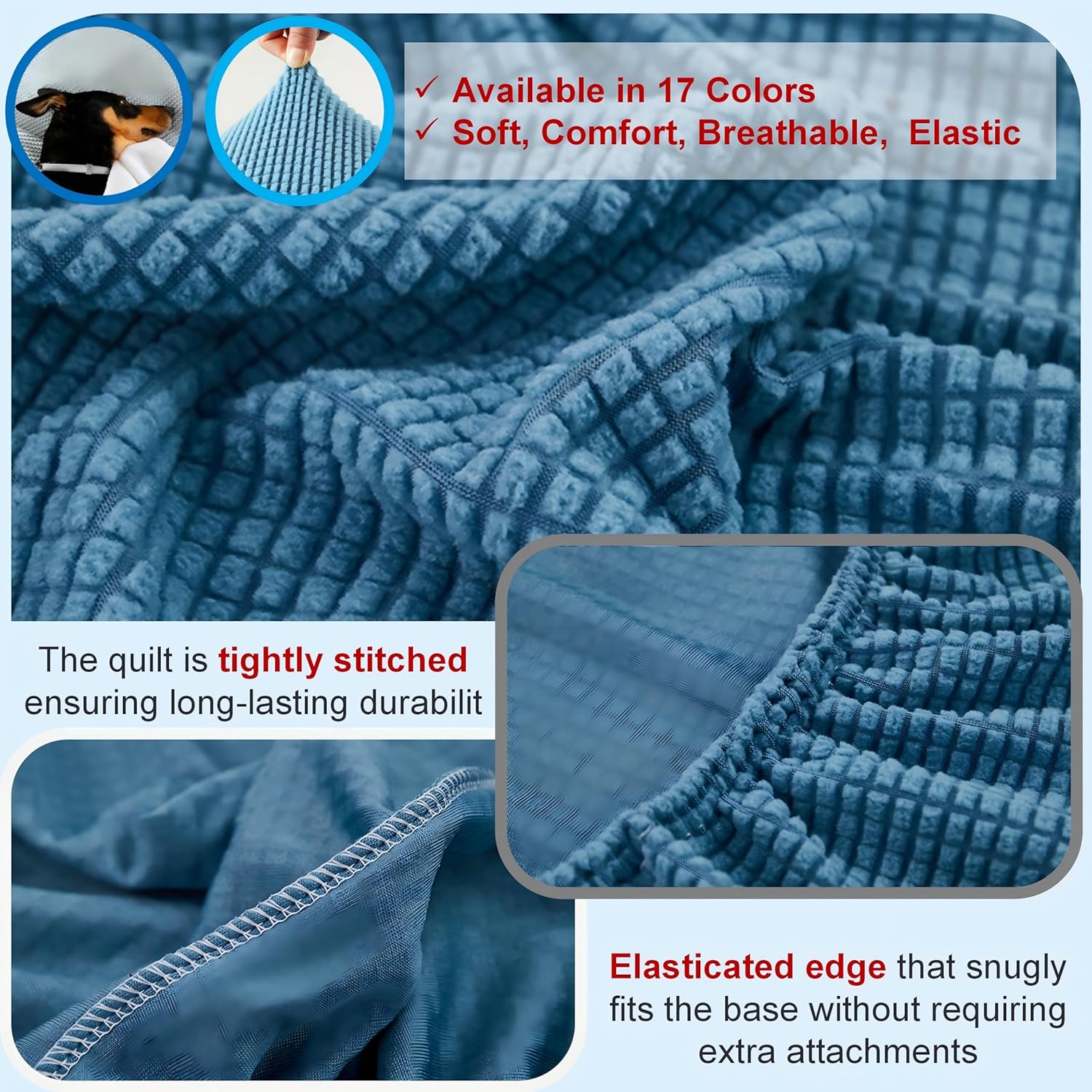 Dog Bed Cover Replacement Quick Change Soft Plush Washable Crate Kennel Removable Pet Sleeping Mattress Large Medium Jumbo Small Cats (Brown,XXX-Large)