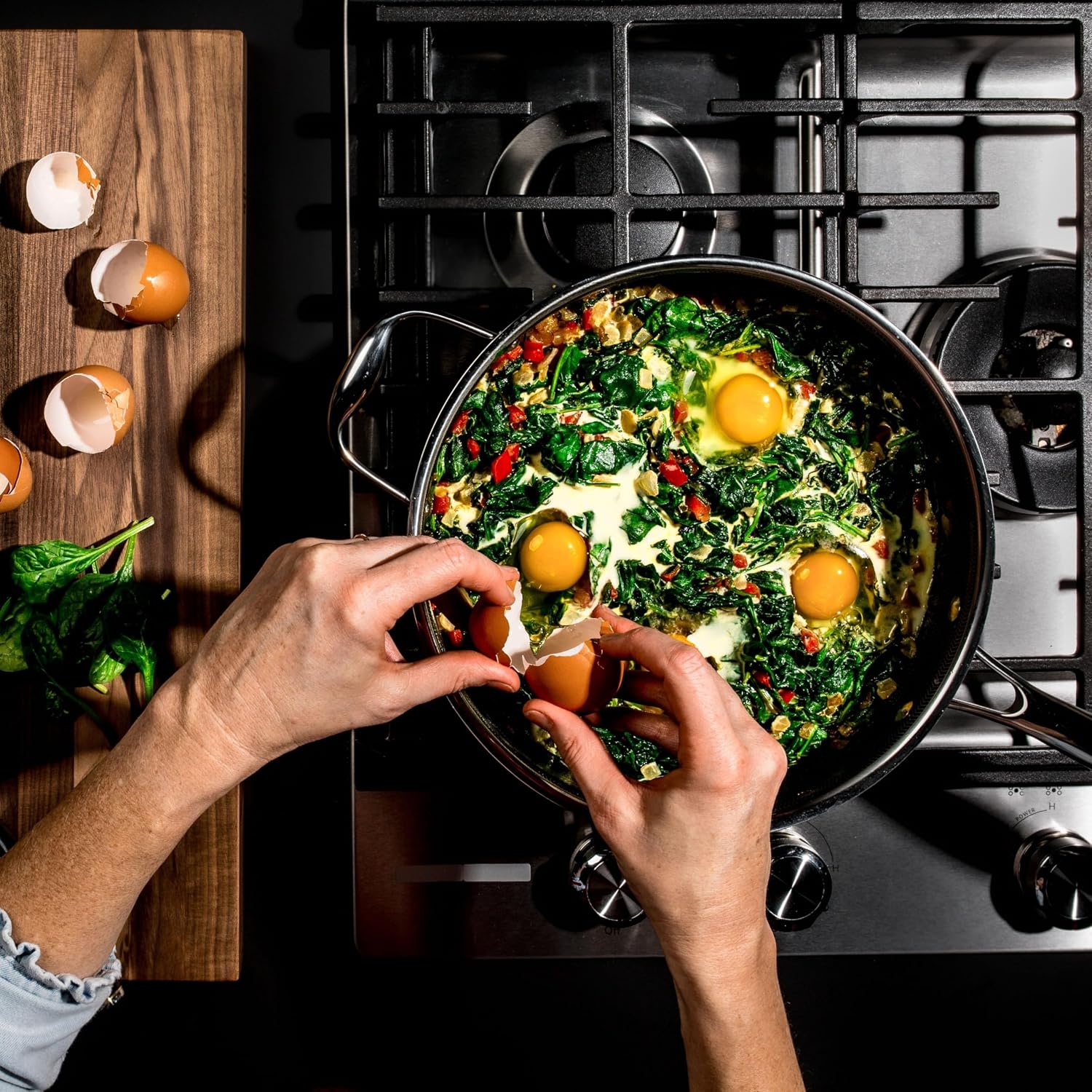  3.3 Qt Hybrid Nonstick Deep Sauté Frying Pan & Lid, Induction Ready thumbnail