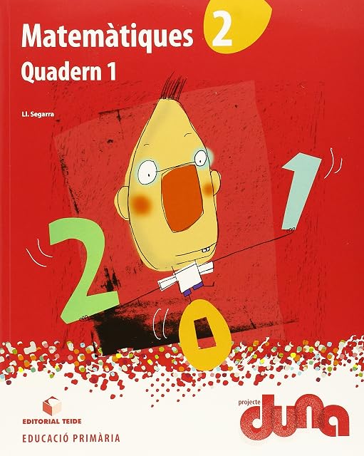 Portada de Matematiques 2º Primaria Duna Trimestral Catala Ed 2015