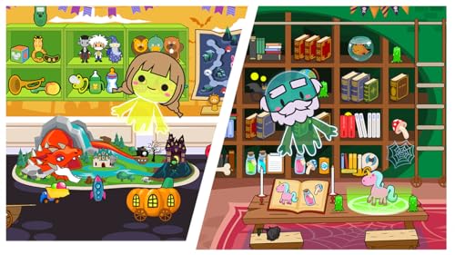 Main Street Pets Haunted Village - Ghost Town Friends Pretend Play Games