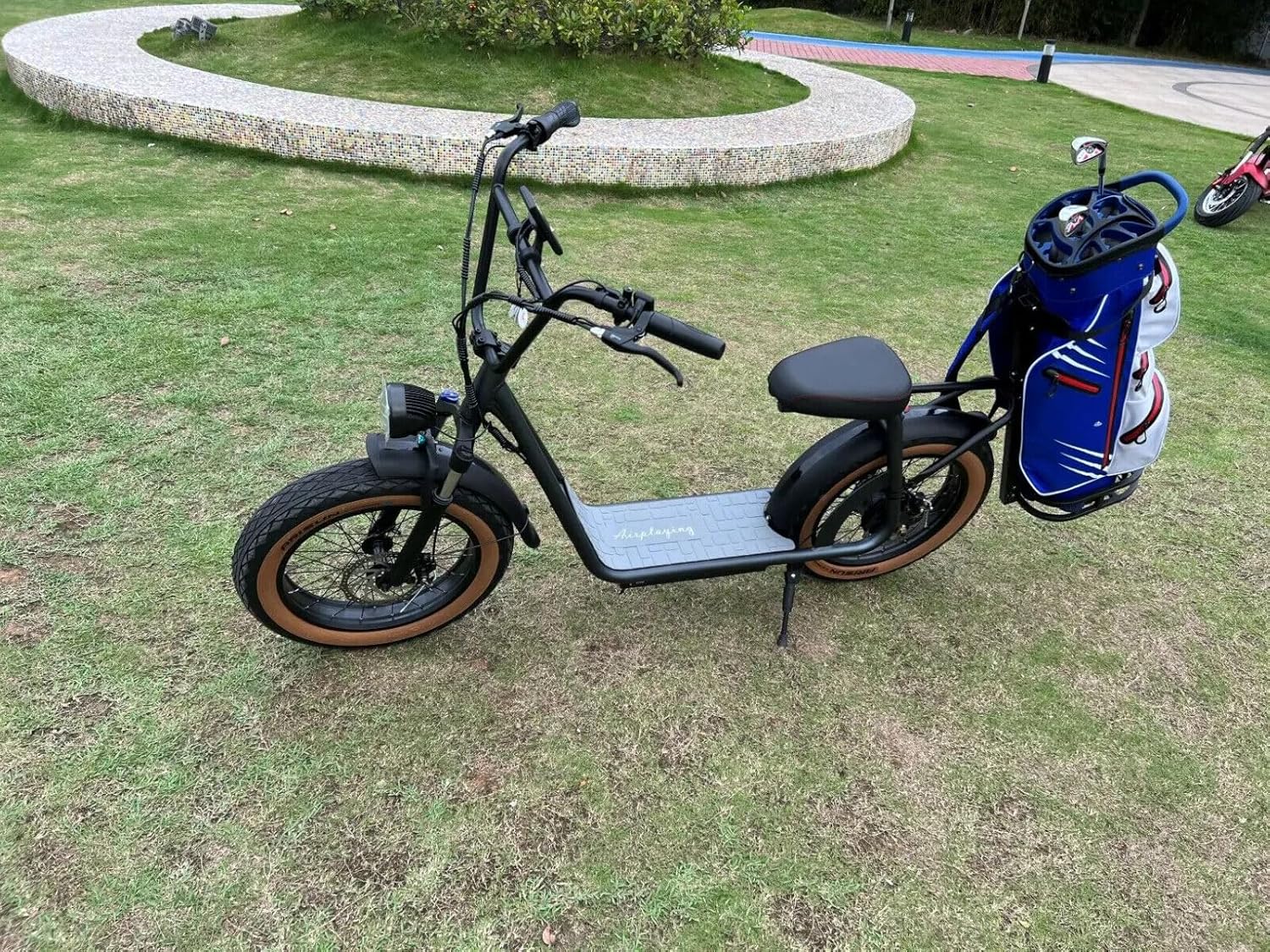 20in Big Wheel Folding 1000w Electric Golf Cart Scooter