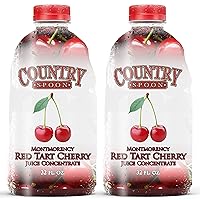 Vista 7 de Country Spoon jugo concentrado de cerezas rojas ácidas Montmorency.
