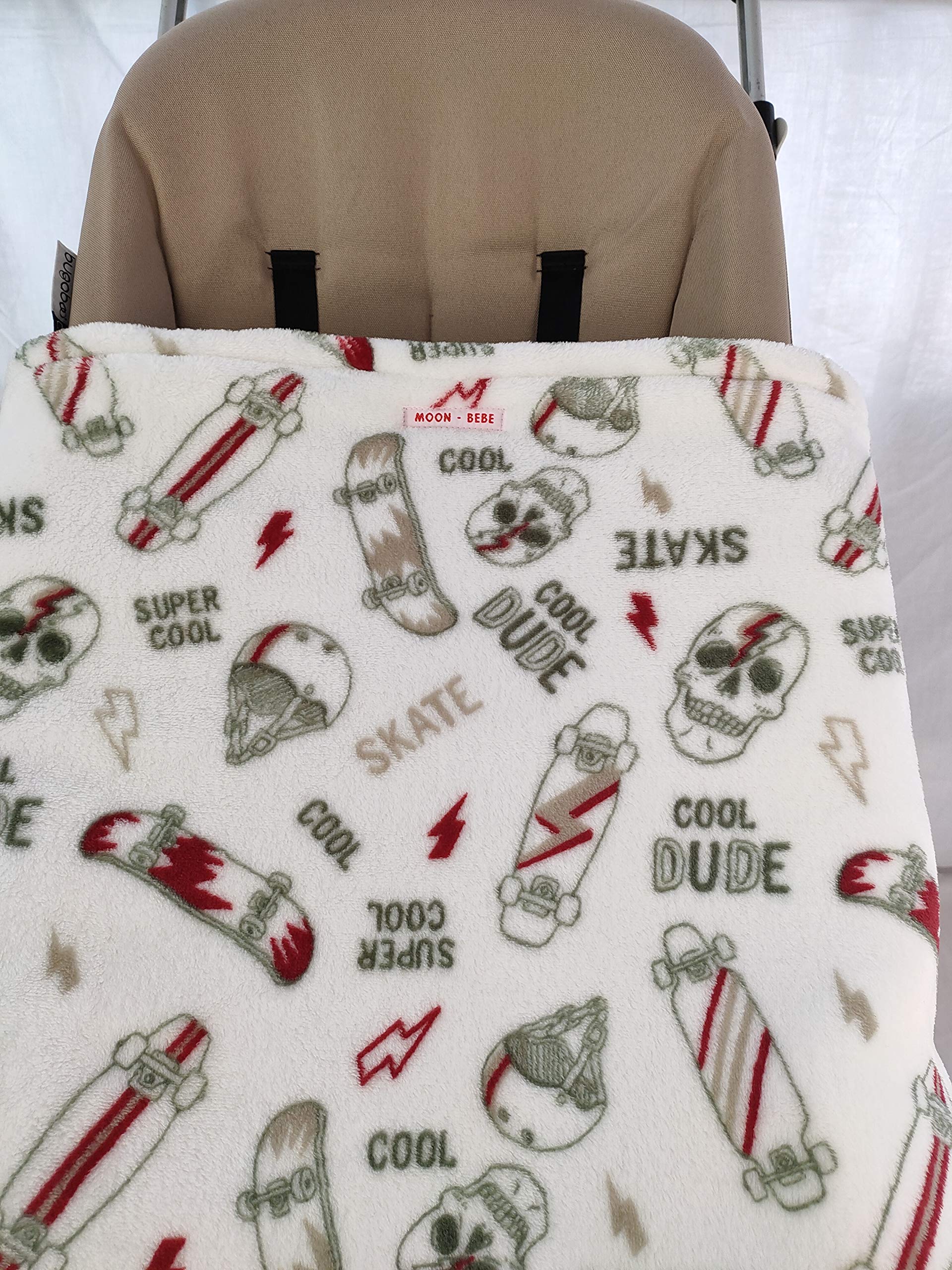 moon-bebe MANTA SACO PARA SILLA DE PASEO Y PORTABEBE (BLANCO)