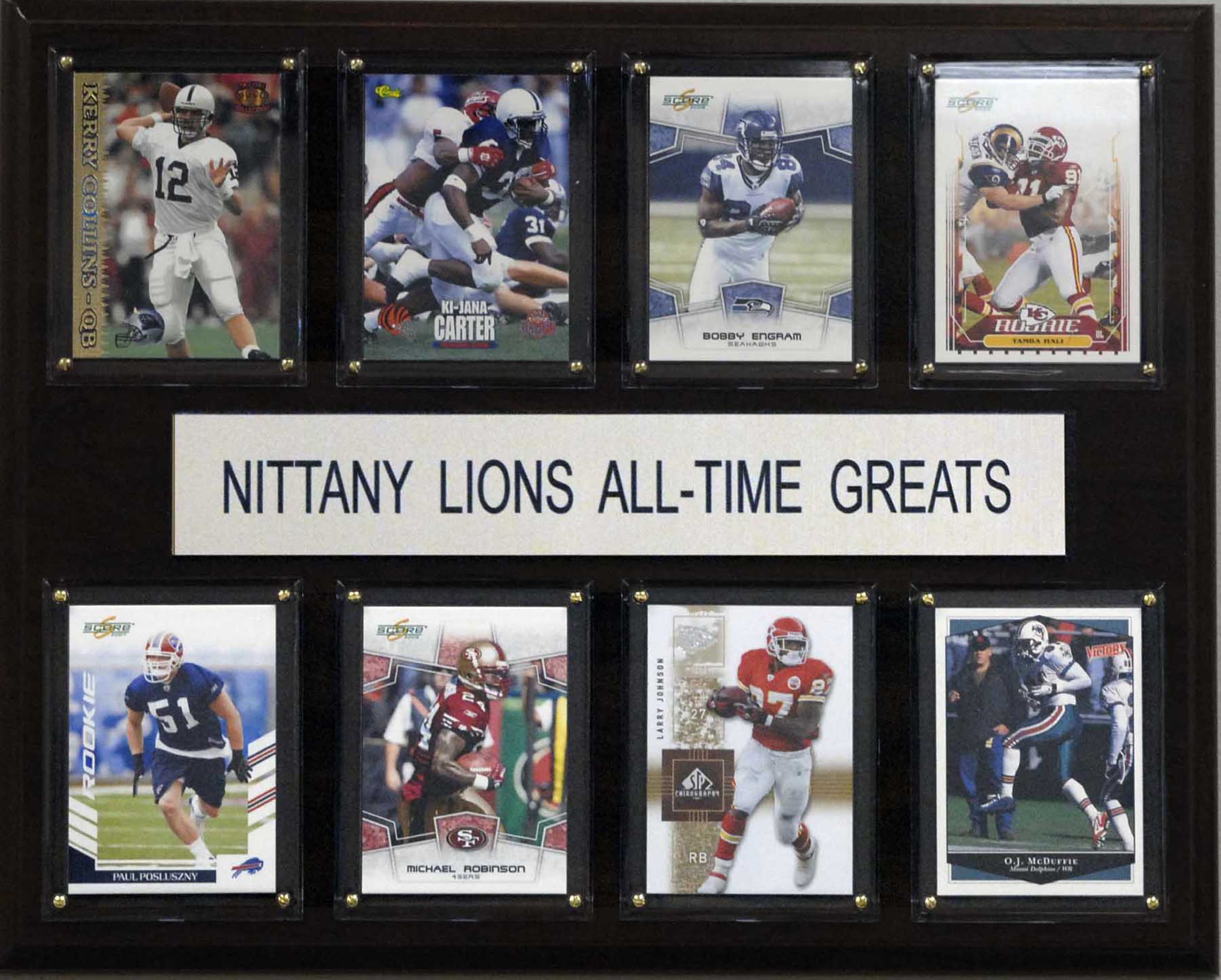 NCAA Football Penn State Nittany Lions All-Time Greats Plaque