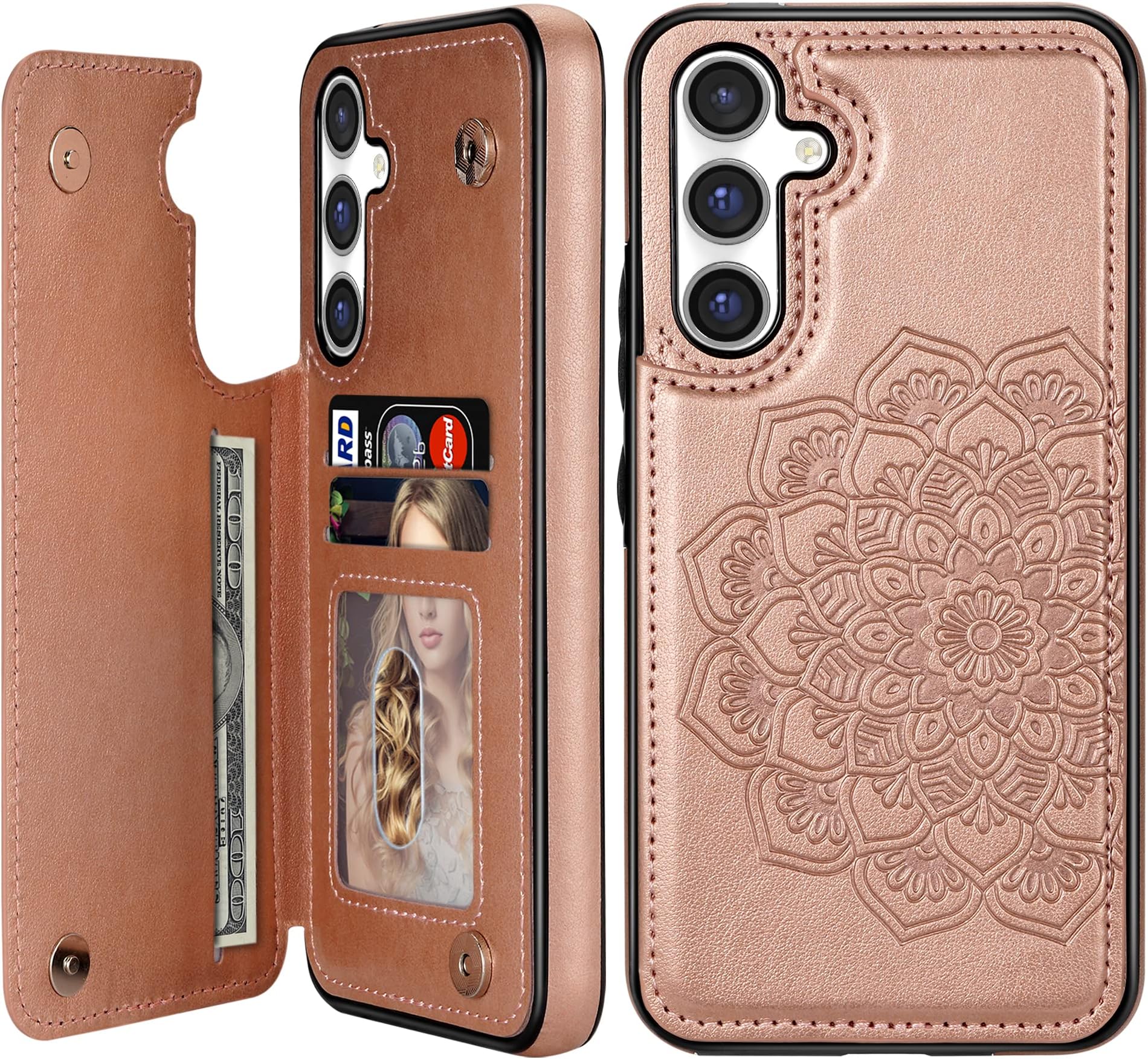 Card Slot Case For Moto G8 Power Lite,Leather Stand Wallet