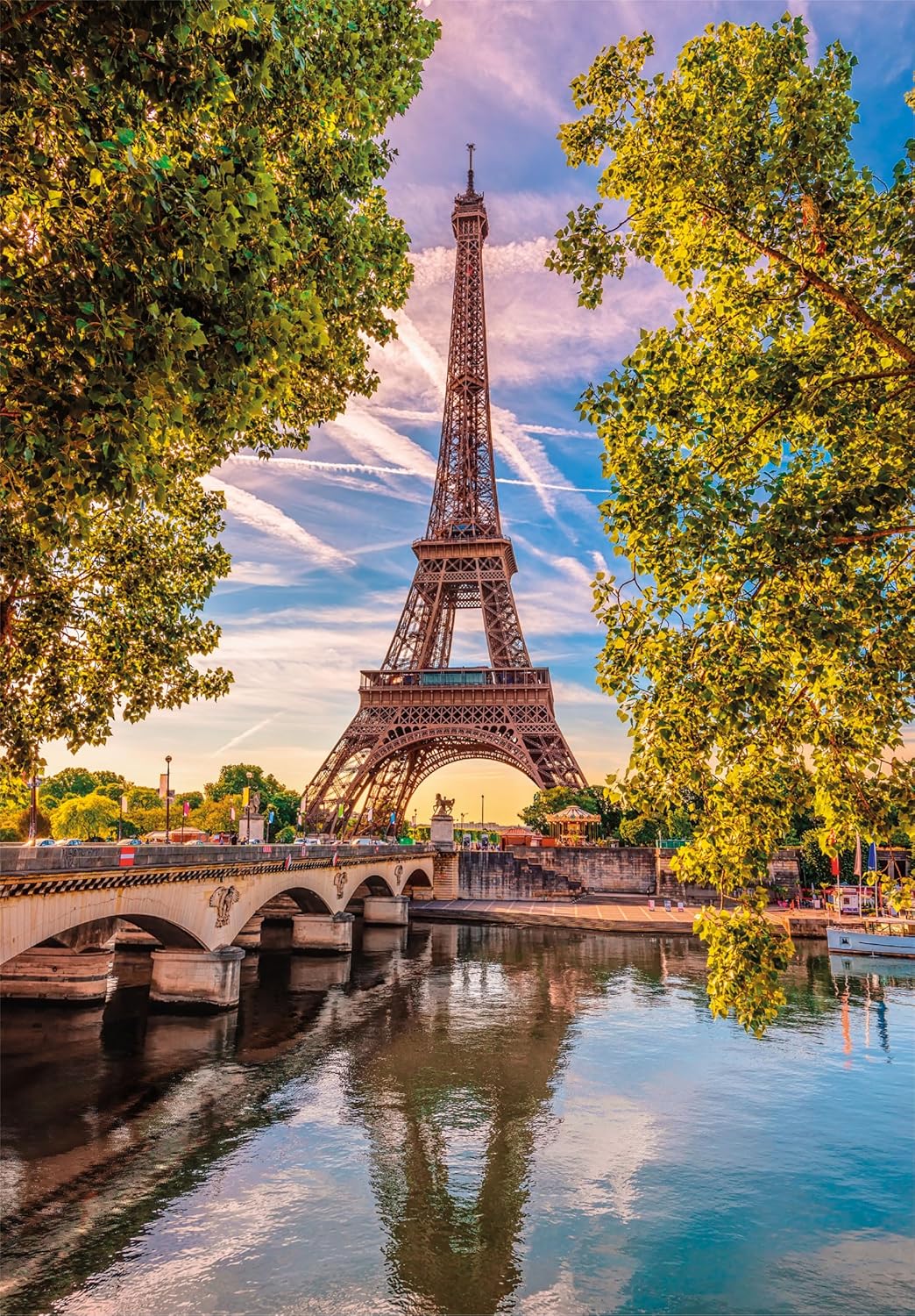 Clementoni - 35524 - Puzzle Collection - Along The Seine - 500 Pieces - Adult Puzzle, Paris Puzzle, Vertical, Fun for Adults, Made in Italy
