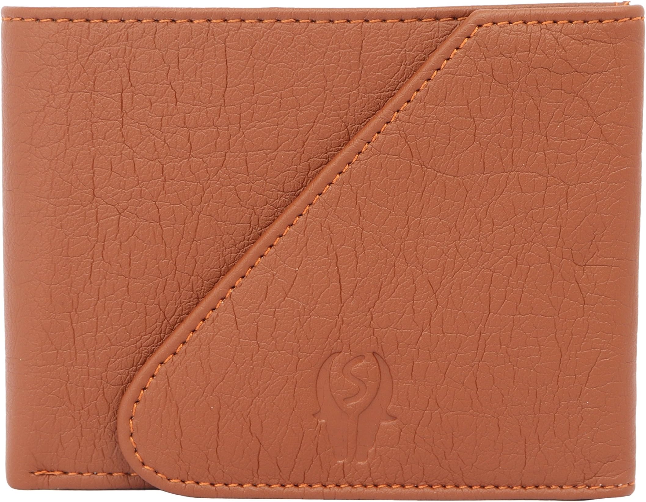 SAMTROHTan KAN Design PU Leather Wallet for Men