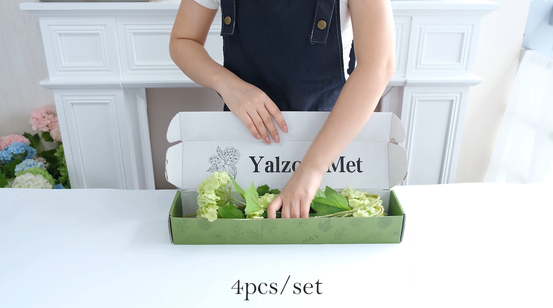 Amazon.com: RUZUQE YalzoneMet 4pcs Viburnum Artificial Flower