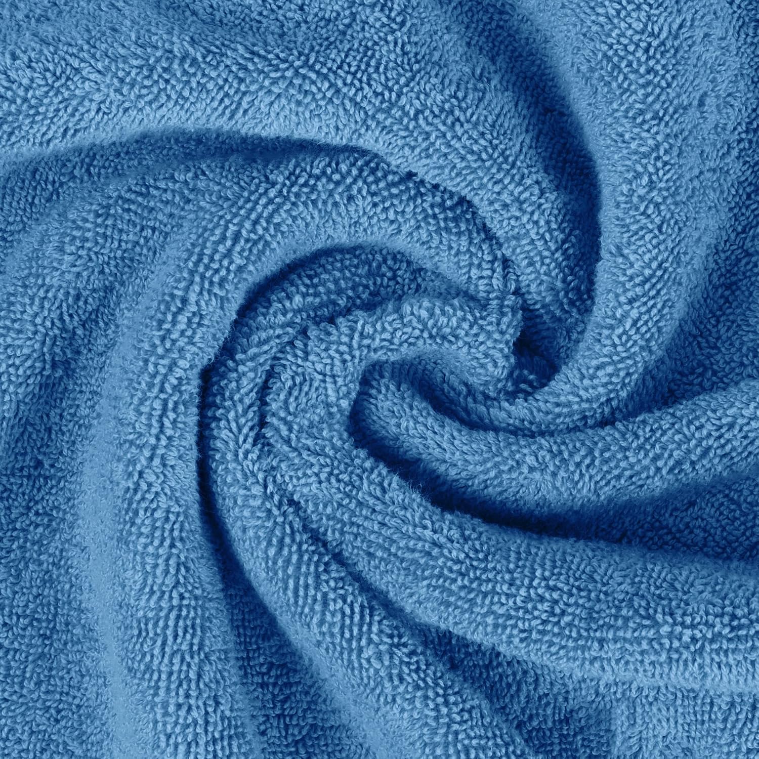 Utopia Towels 6 Piece Luxury Hand Towels Set, (16 x 28 inches) 100% Ring Spun Cotton, Lightweight and Highly Absorbent 600GSM Towels for Bathroom, Travel, Camp, Hotel, and Spa (Electric Blue)