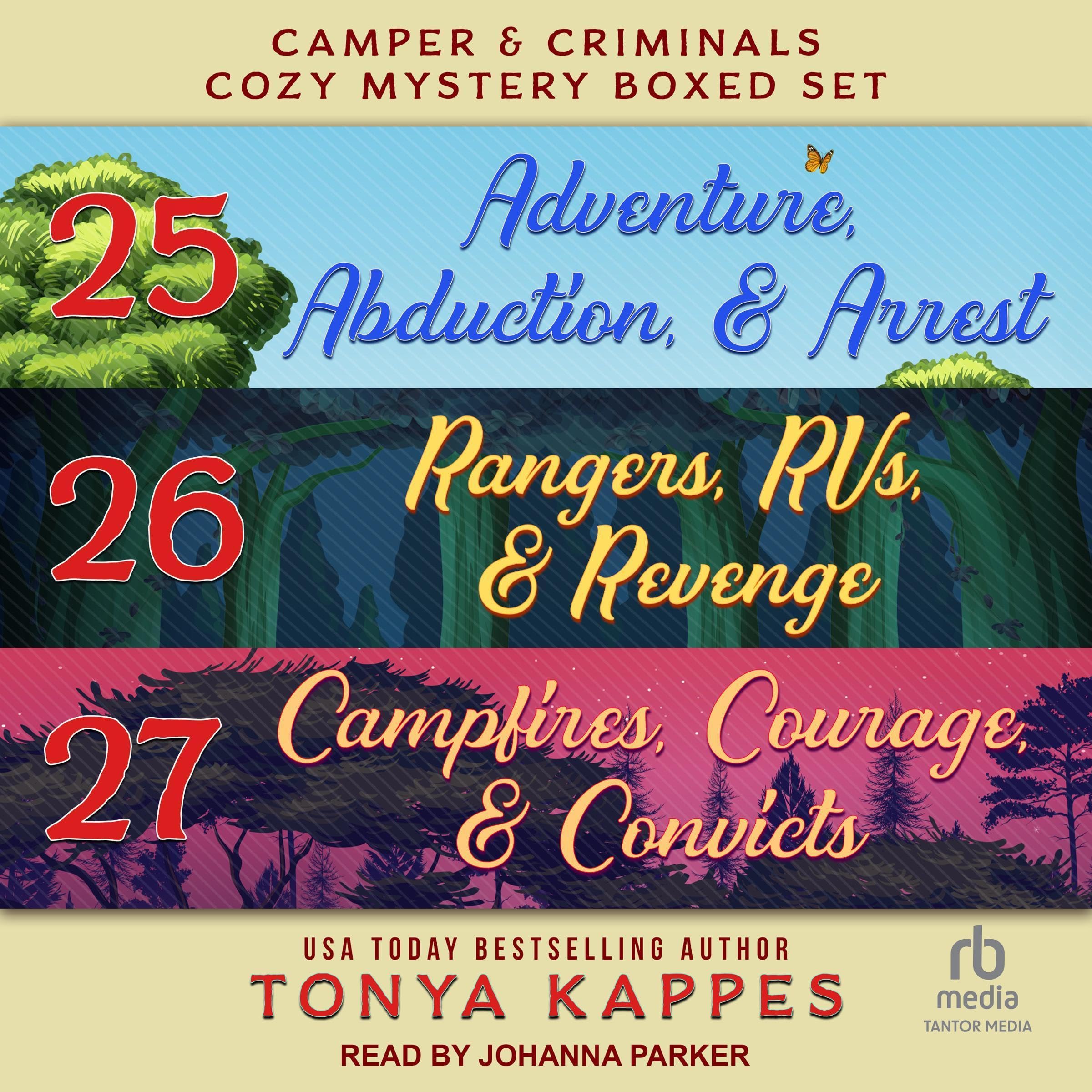 Cover art for Camper and Criminals Cozy Mystery Boxed Set: Books 25-27