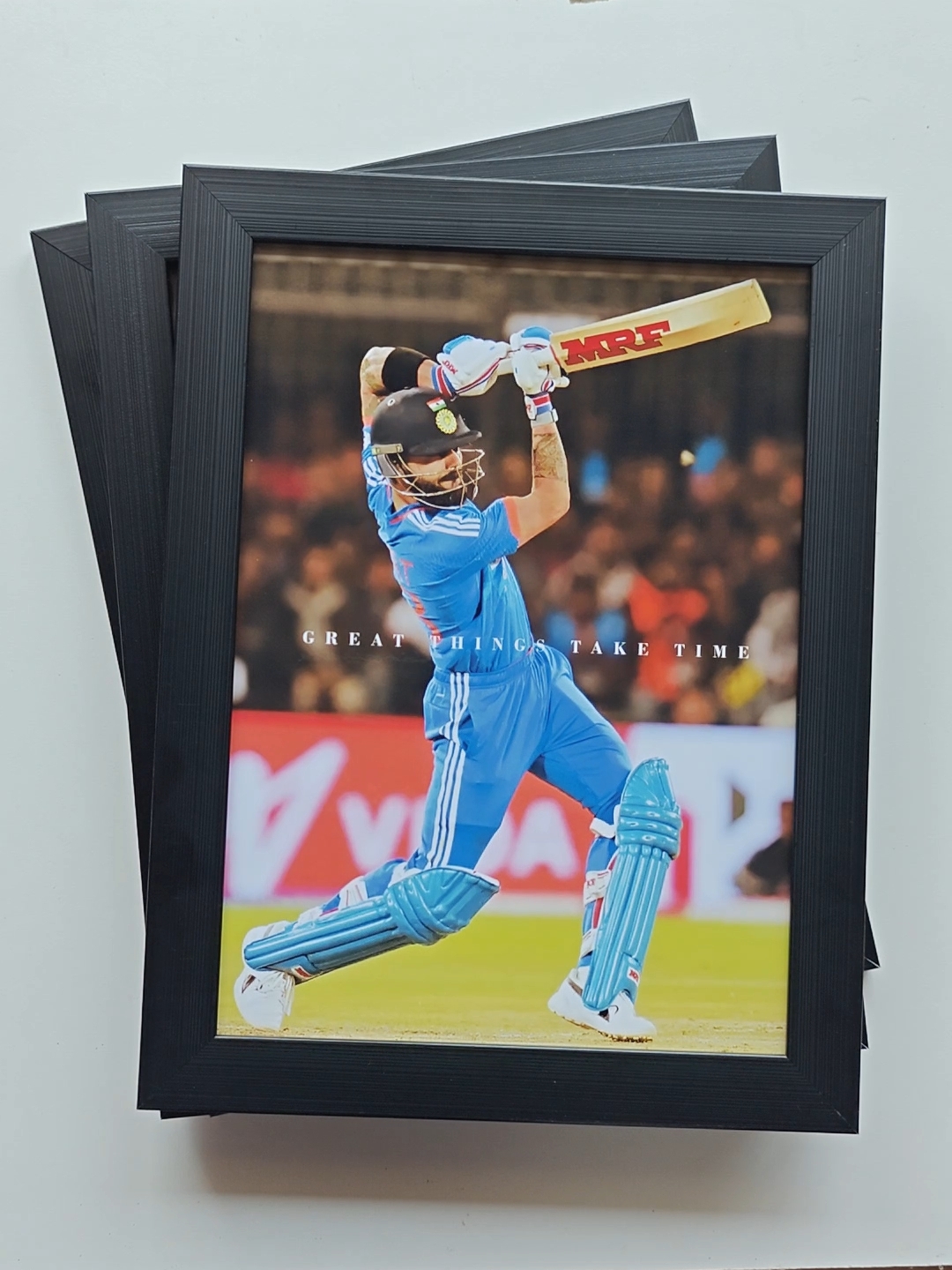 TenorArts MS Dhoni Poster Indian Legend Cricket Player Photo Frame