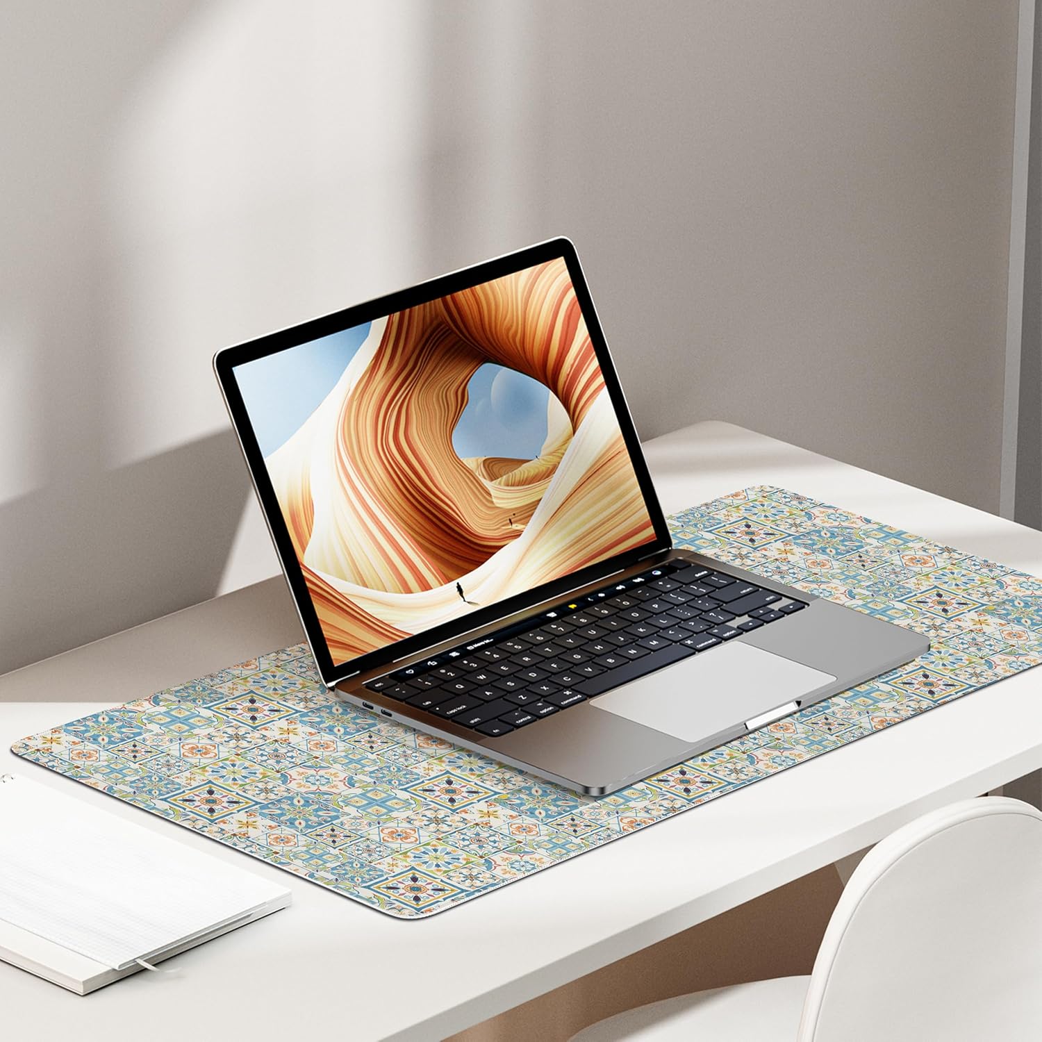 icolor Extended Gaming Mouse Pad,Stitched Edges XXL Large Desk Mat,Non-Slip Base Keyboard Desk Pads for Home Office & Gamers,35.4 x 15.7 in Desk Blotter Pad Protector - Image 6