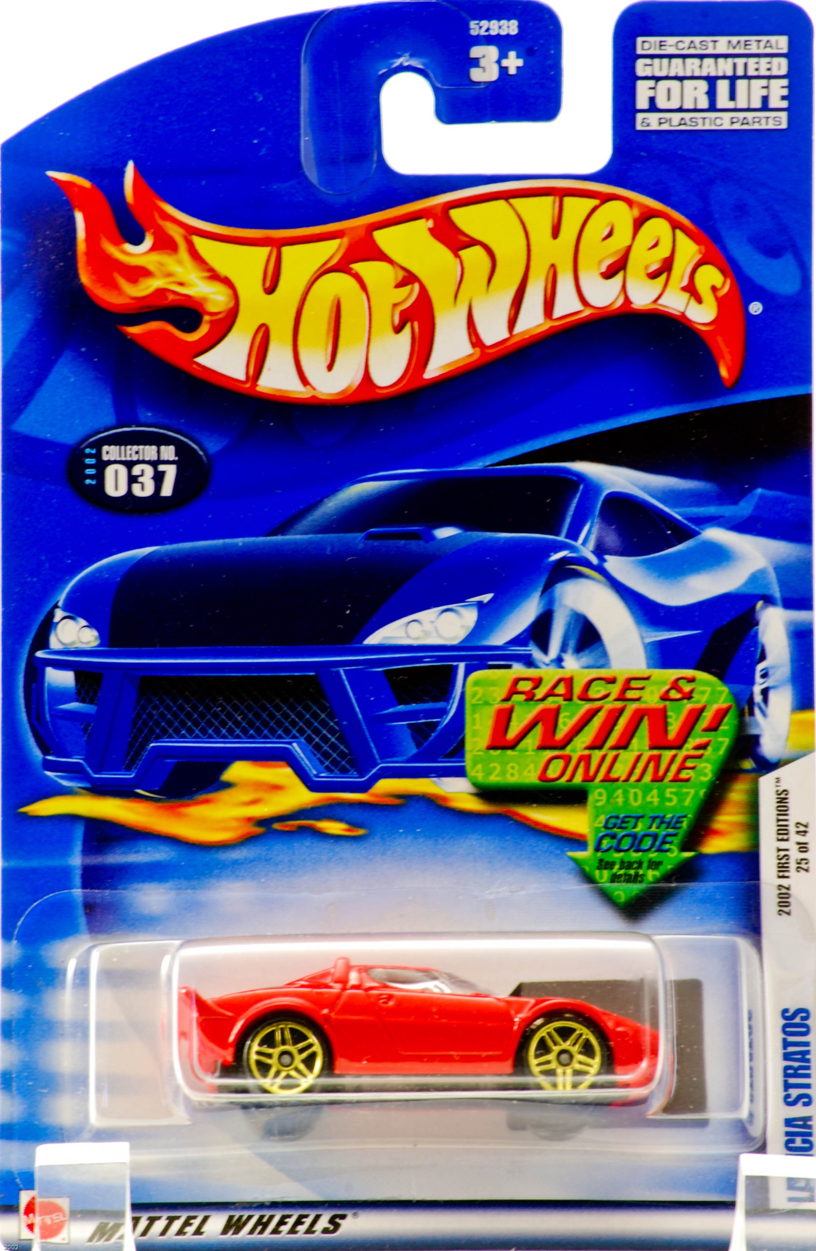 Amazon.com: Hot Wheels 2002 Collector No. 037 - Lancia Stratos