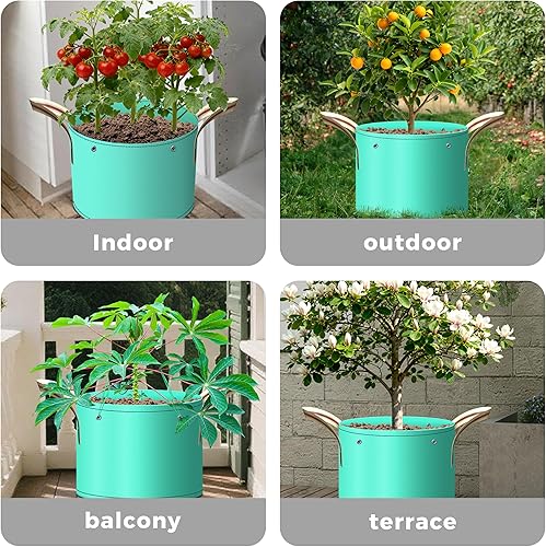 Miniatura 8 de Bolsa de cultivo de patatas de 20 galones, bolsa de cultivo de plantas de polietileno con agujeros de unión de ramas y orificio de drenaje para