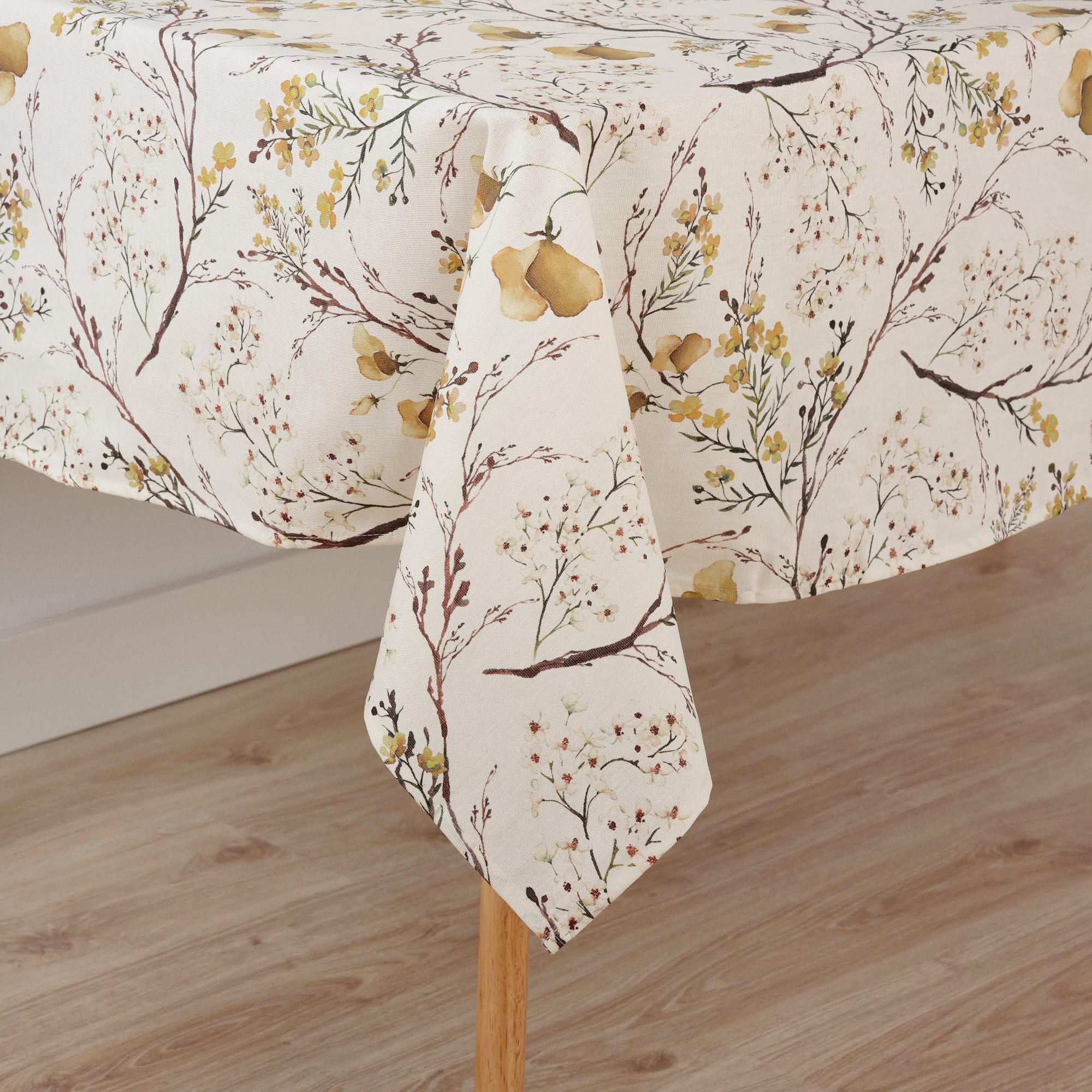 Belum Tischdecke mit Fleckenabweisend, Größe 300 x 140 cm, extraweich, Mehrfarbig, 100, Stoff 100% Bio-Baumwolle, Modell 0120-375