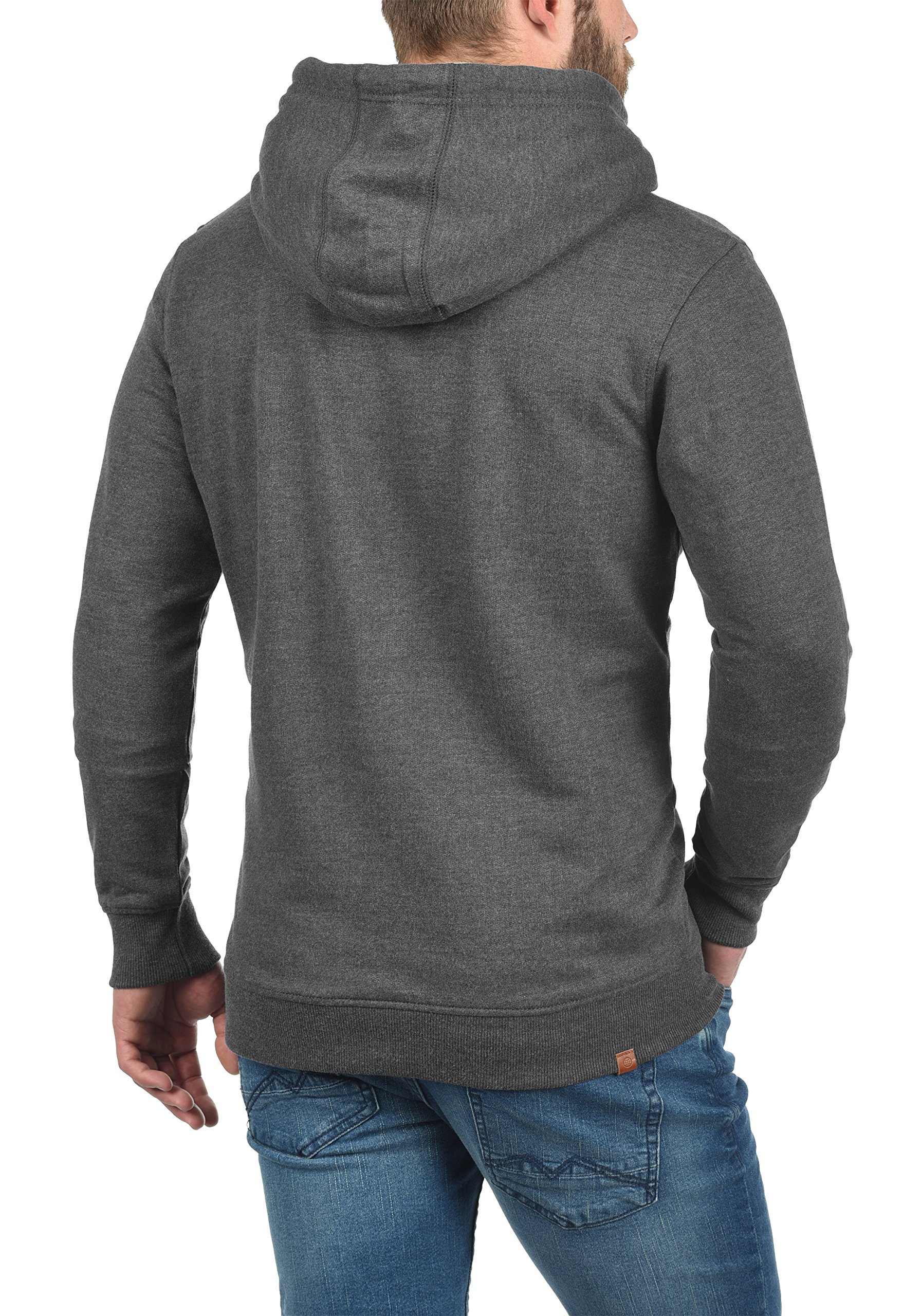 BLEND Hulker Chaqueta Sudadera con Capucha Hoodie para Hombre con Capucha con Cremallera con Forro Polar Suave Al Tacto