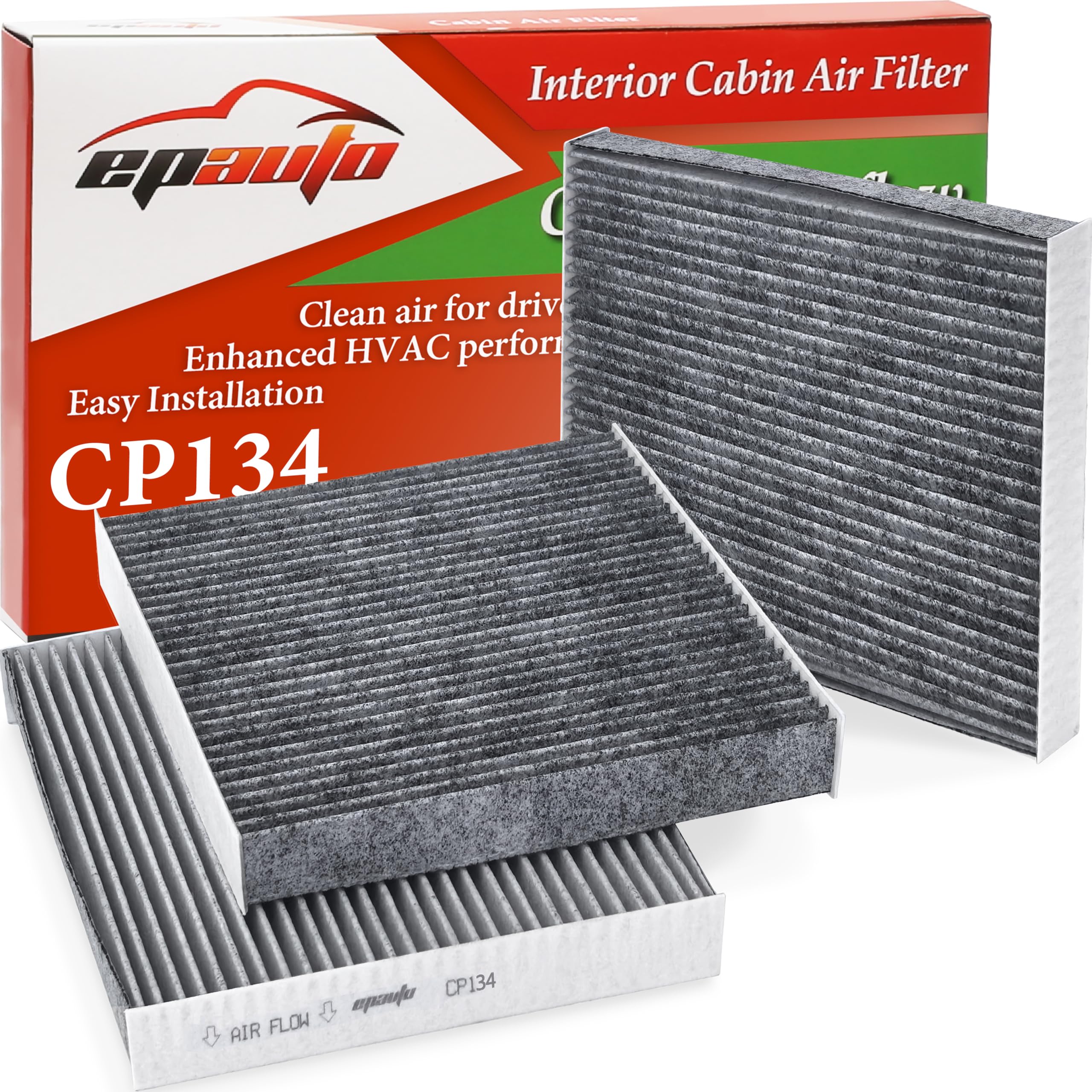 EPAuto CP134 3-Pack Cabin Air Filter