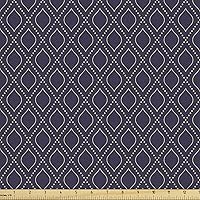 Vista 17 de Ambesonne - Tela multicolor impresa digital por The Yard.