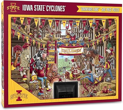 Miniatura 8 de YouTheFan NCAA Barnyard Fans - Rompecabezas de 500 piezas