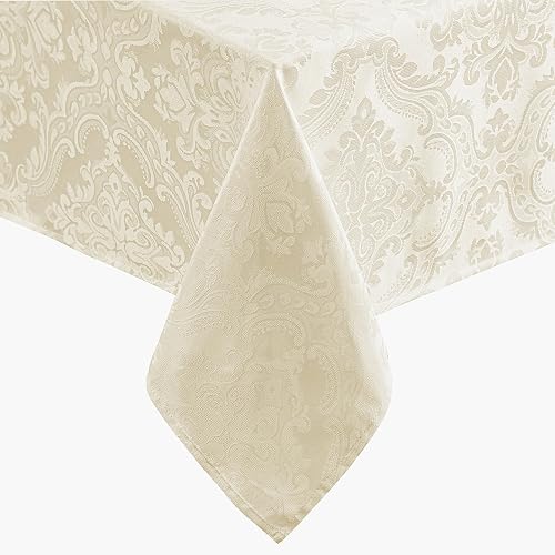 Elrene Home Fashions Caiden Elegance Damask Waterproof, Stain & Wrinkle