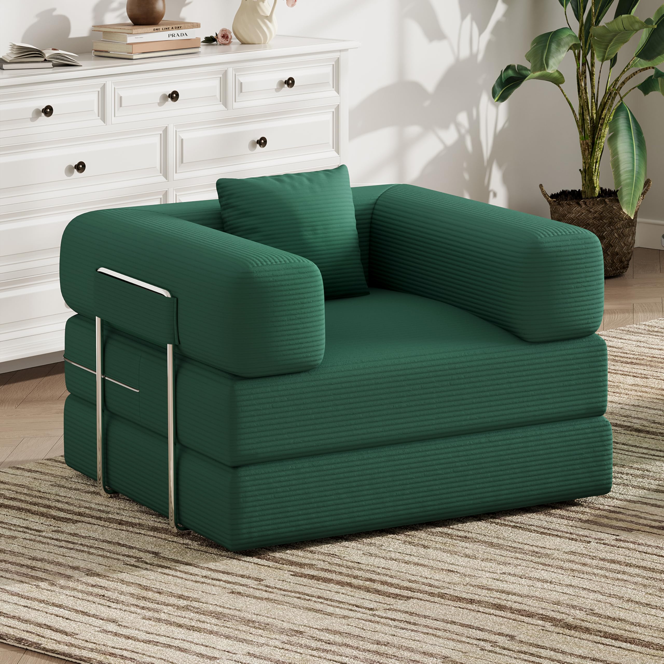 Amazon.com: BSHOMGI Folding Sofa Bed, 2 in 1 Convertible Sofas to