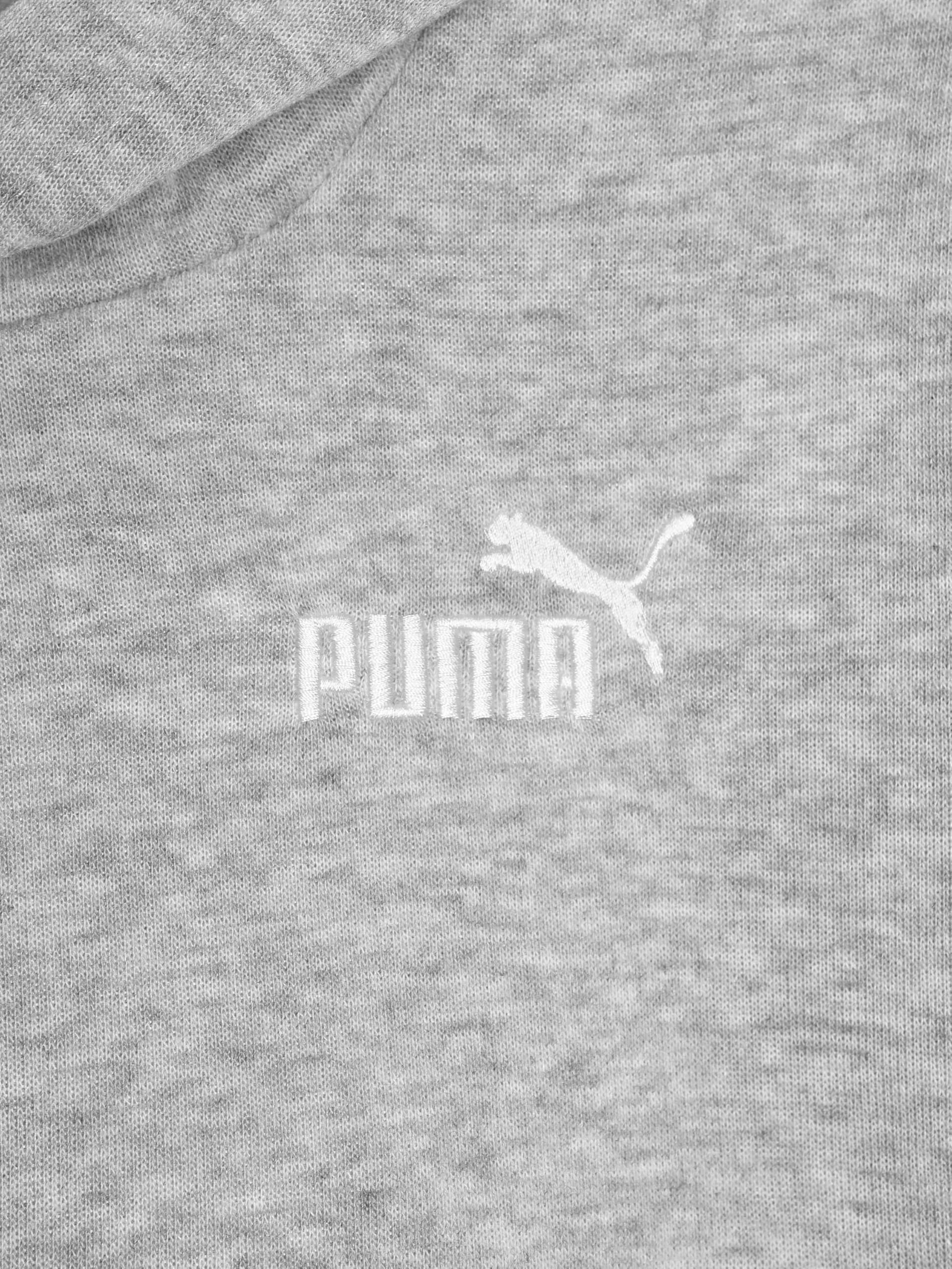 Puma Essential Basics Logo Pullover Hoodie, Fleece Sweatshirt, Large Front Pocket Sudadera con Capucha para Niñas