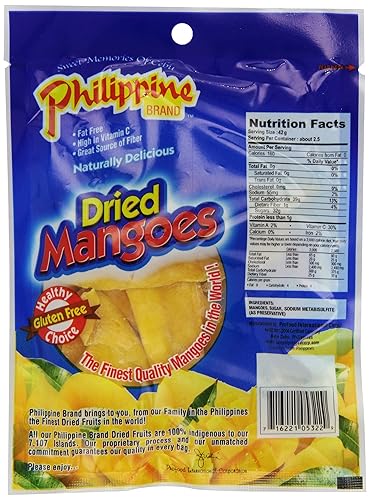 Miniatura 2 de Philippine BRAND Mangos secos, 3.5 onzas (paquete de 25)