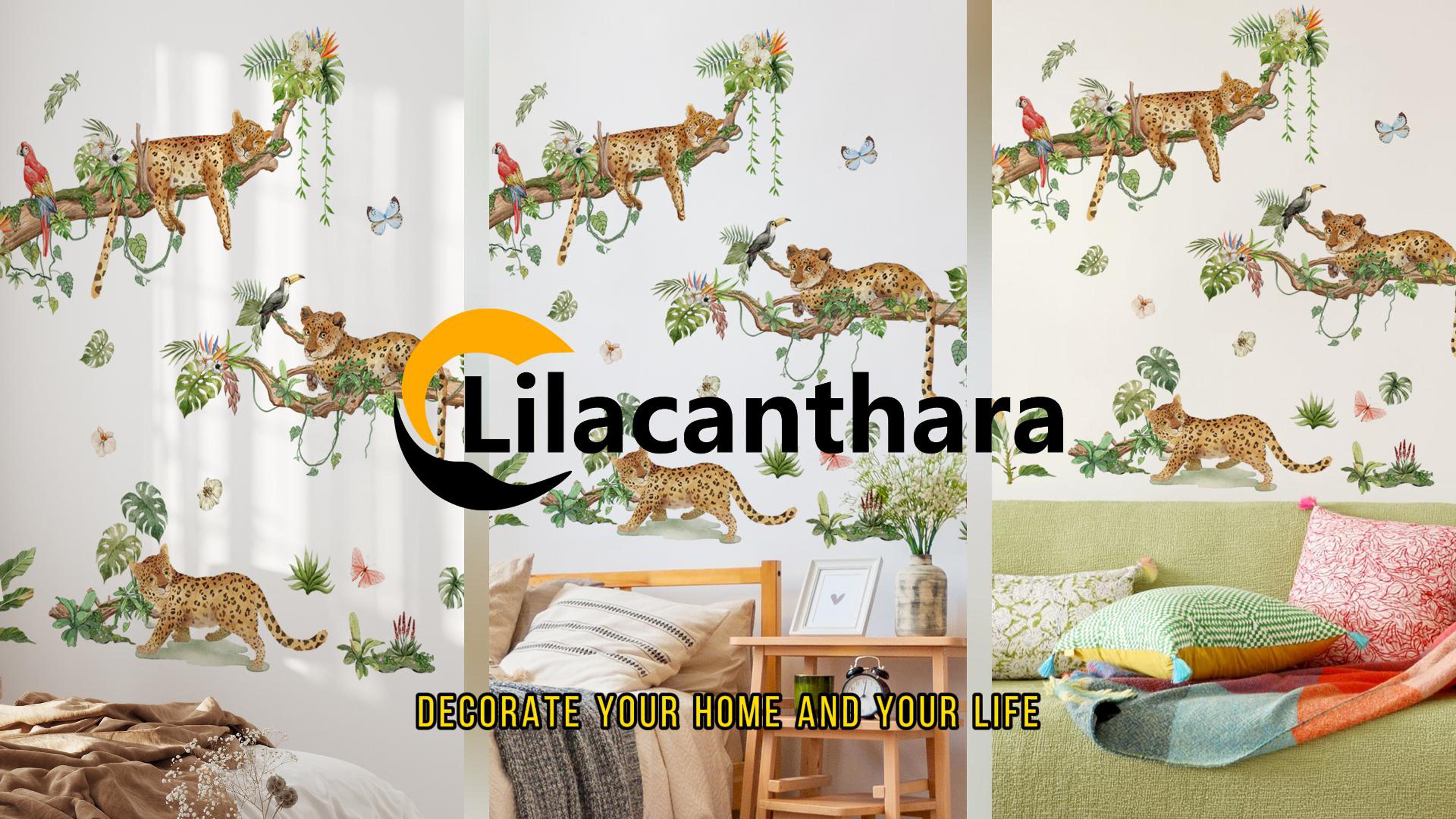 Vinilo Decorativo de Leopardo Grande para Pared miniatura 7