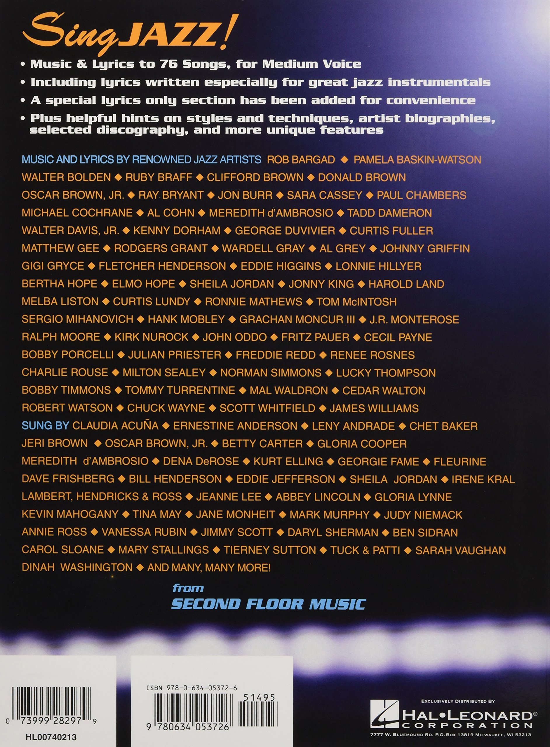 Sing Jazz!: Leadsheets for 76 Jazz Vocals