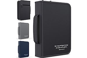 DEHITE Briefcase with Standard Bible Hard Cover Fit