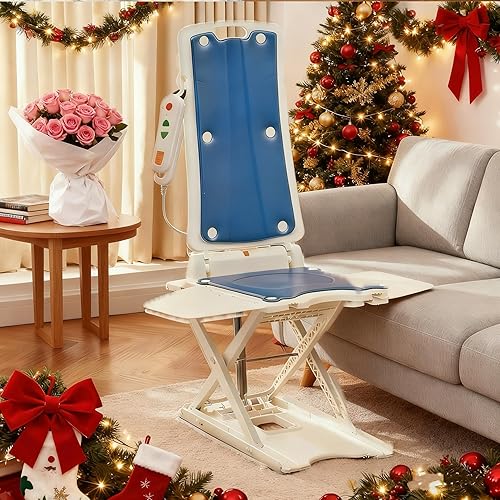 Electric Lift Chair, Floor - Level Lifter Designed to Prevent Falls Among Seniors and Patients, Aids in Standing Up from The Floor and Serves as a