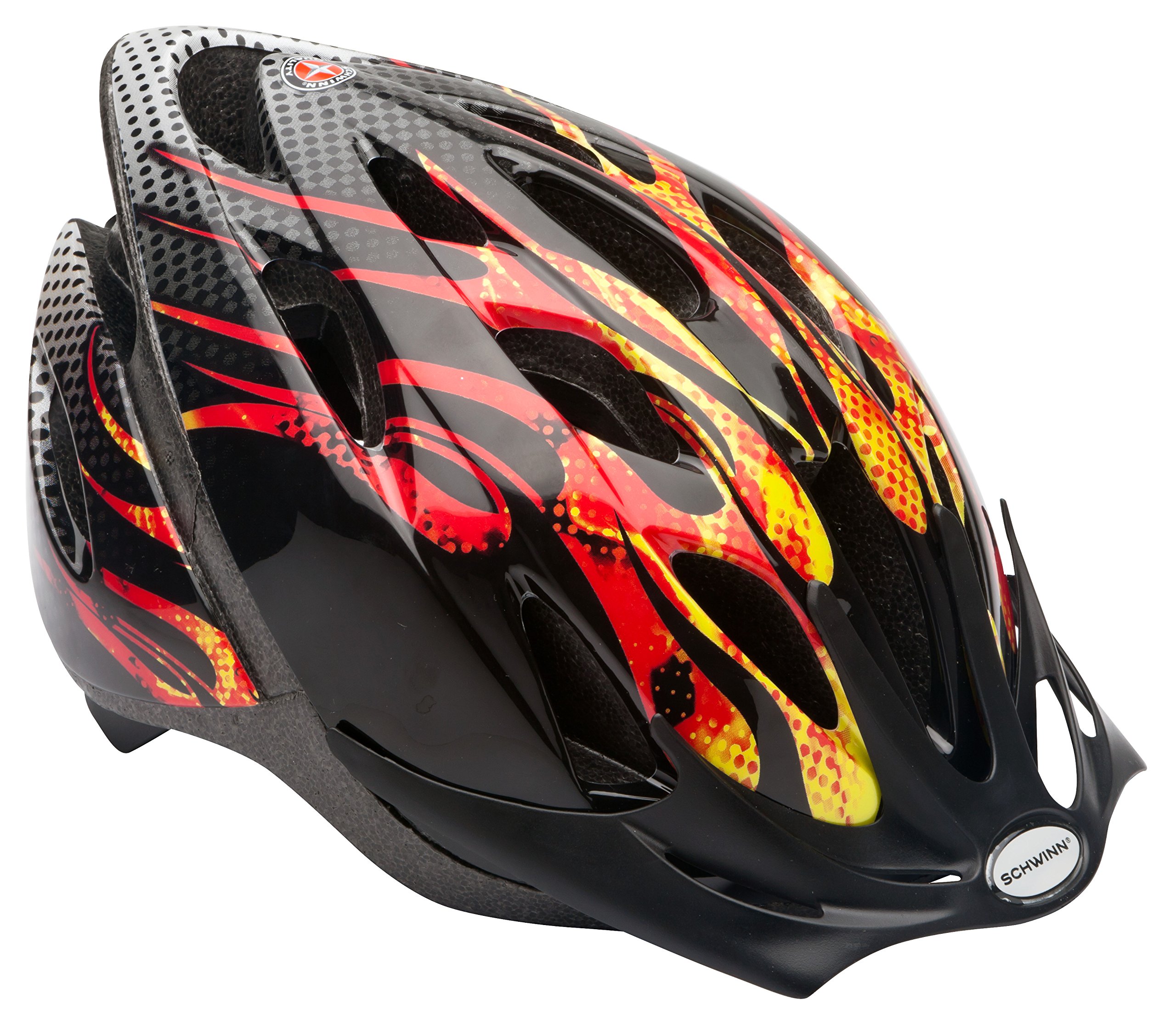 Schwinn Thrasher Kids Bike Helmet, Boys and Girls, Fits 50-54cm Circumference, Ages 5-8 Year Old, Lightweight, Detachable Visor, CPSC Safety Certified