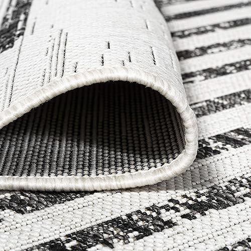 Miniatura 4 de JONATHAN Y SMB124D-28 Zolak Berber - Alfombra geométrica para interiores y exteriores, estilo bohemio, contemporáneo, fácil limpieza, para