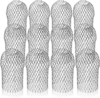 DEAYOU 12-Pack 3" Expandable Aluminum Gutter Guards - Rustproof Downspout Leaf Filters, Mesh Strainers Stop Debris & Clogs