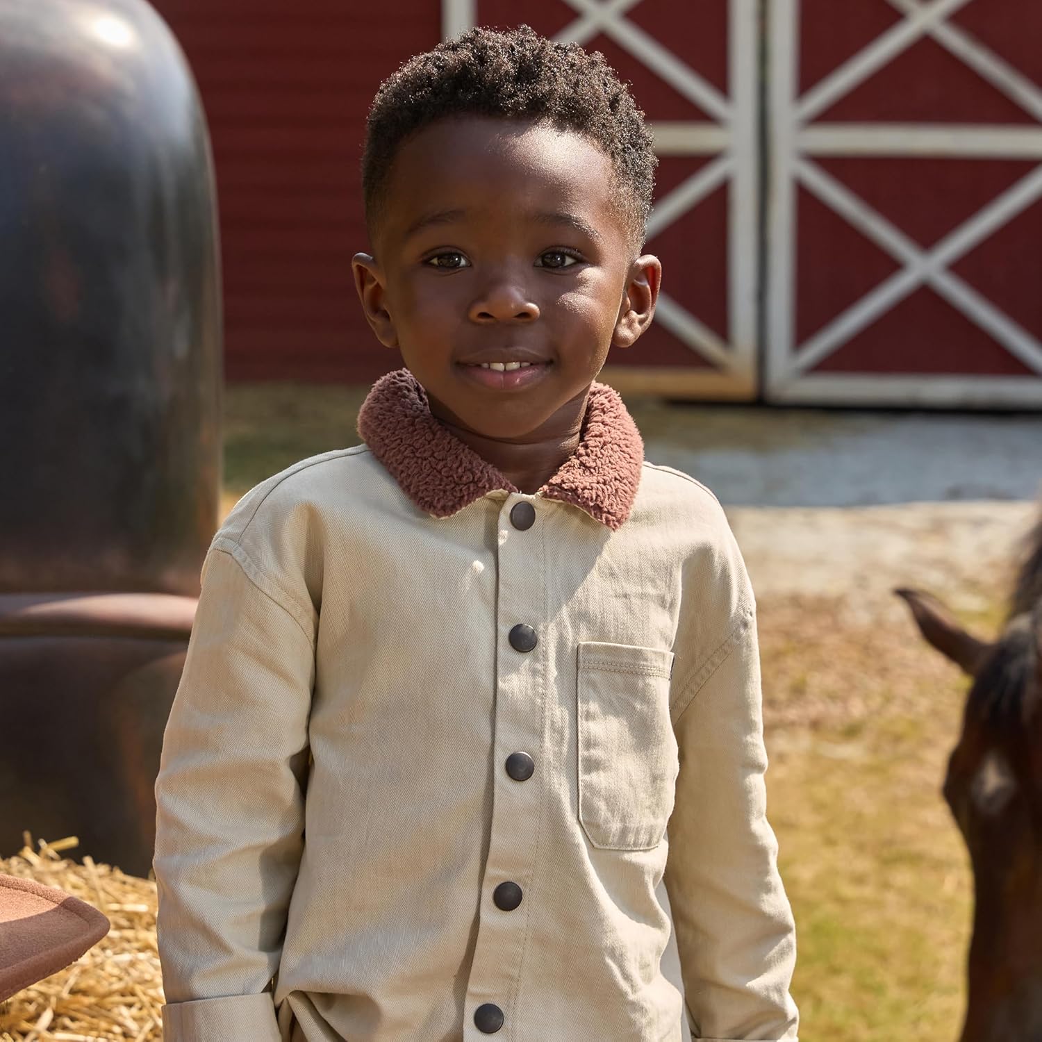 Modern Moments by Gerber baby-boys Sherpa Shacket - Image 2