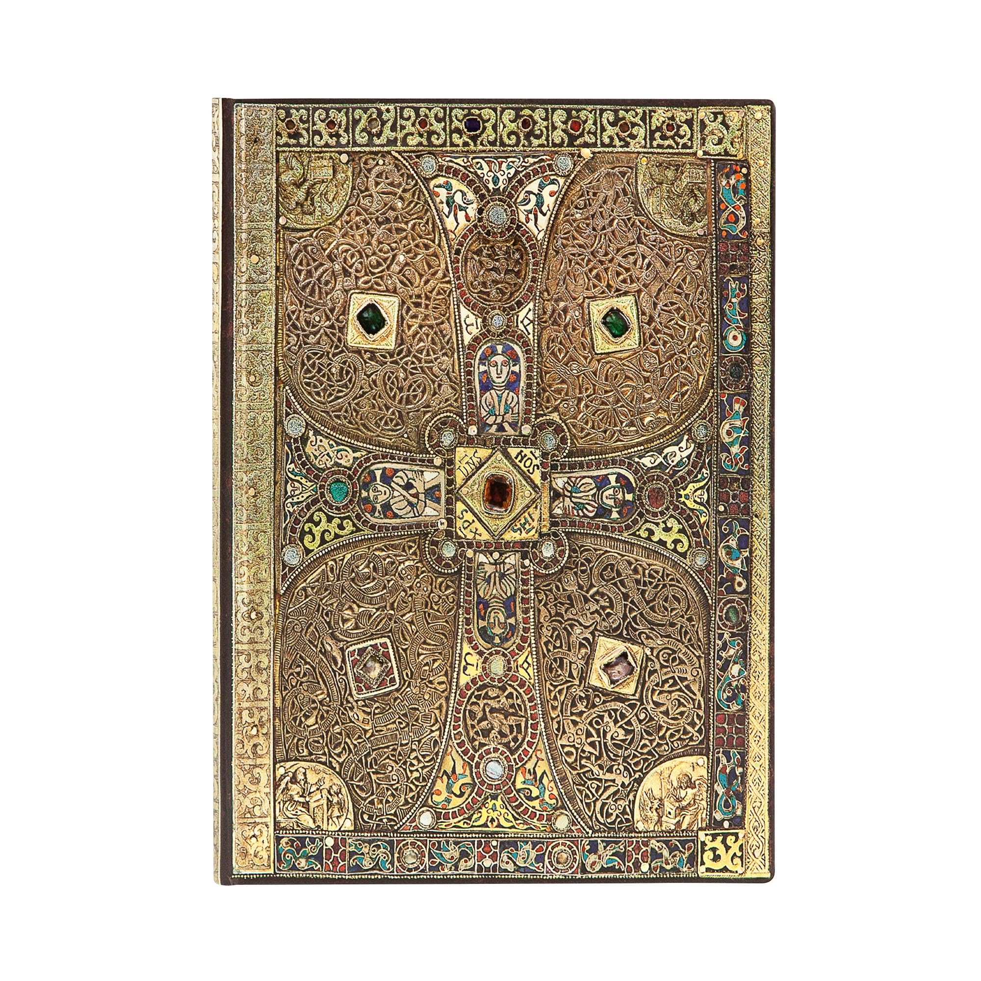 Paperblanks | Softcover Flexis | Lindau | Unlined | Midi (130 × 180 mm) (Lindau Gospels)
