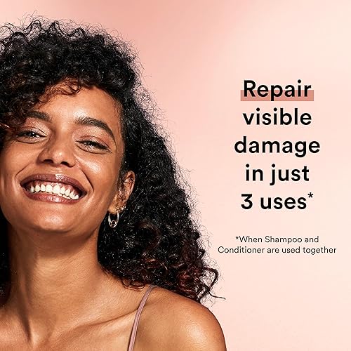 Miniatura 13 de Suave Champú reparador de daños con aceite de coco, para cabello normal, seco y dañado, con infusión de aceite de coco puro, 28 onzas, paquete de 4