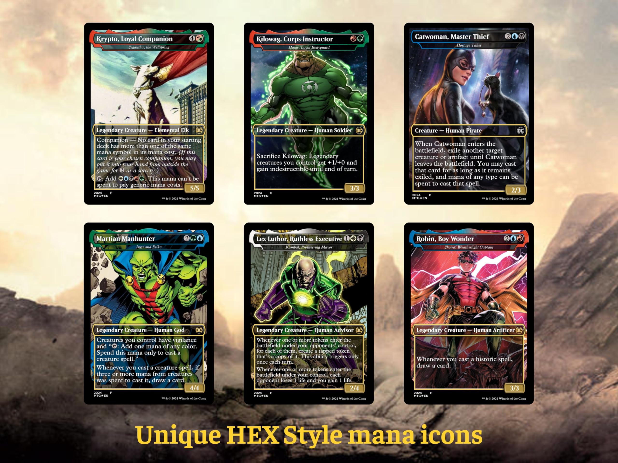 batman commander deck mtg Amazon.com: DC MTG Commander Deck – DC Heroes Edition – 100 Proxy Full Art  Cards (Card Only) : Toys & Games