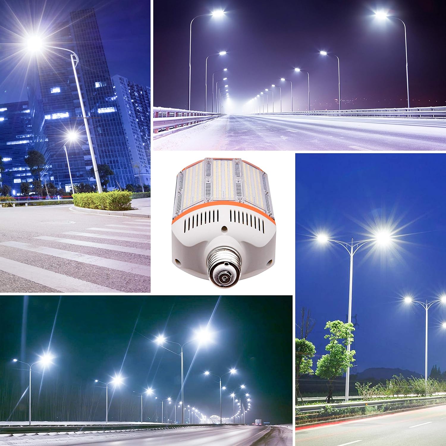 New Deal LED Parking Lot Light, 80W LED Street Light Bulb E39 Mogul Base 5000K Cool White Replaces 300W HID/HPS 100-277V UL ELT DLC Listed 17000Lm Shoebox Garage Waterproof IP64 Black Friday - 60% OFF LED Parking Lot Light, 80W LED Street Light Bulb E39 Mogul Base 5000K Cool White Replaces 300W HID/HPS 100-277V UL ELT DLC Listed 17000Lm Shoebox Garage Waterproof IP64