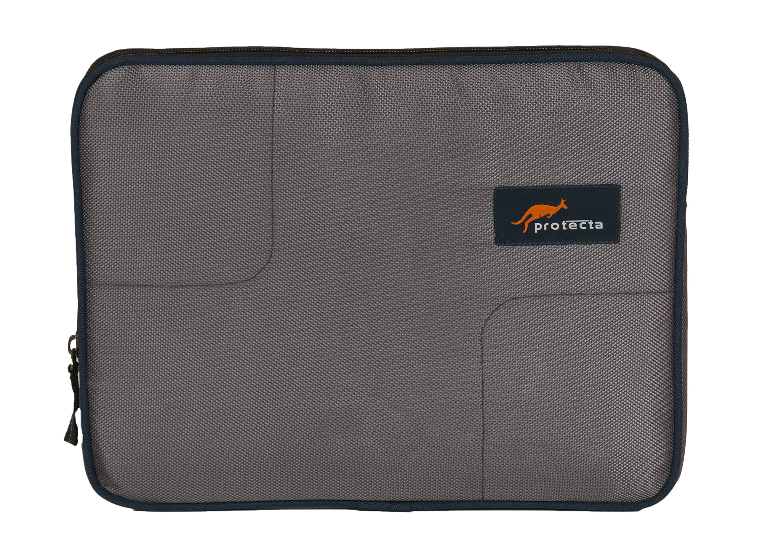 Protecta Square Cut Laptop Sleeve for 11.6 Inch Laptops (Grey & Navy) - Elementary Series (B01N3V9649) Amazon Price History, Amazon Price Tracker
