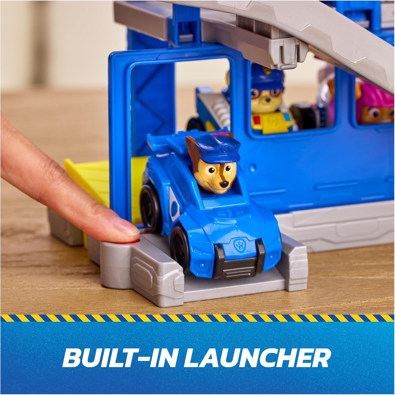 Paw Patrol: Pup Squad, Search & Rescue HQ Playset with Chase Pup Squad Racer, Humdinger Action Figure & Kitty Pal, Kids Toys for Boys & Girls Ages 3+ - Image 5