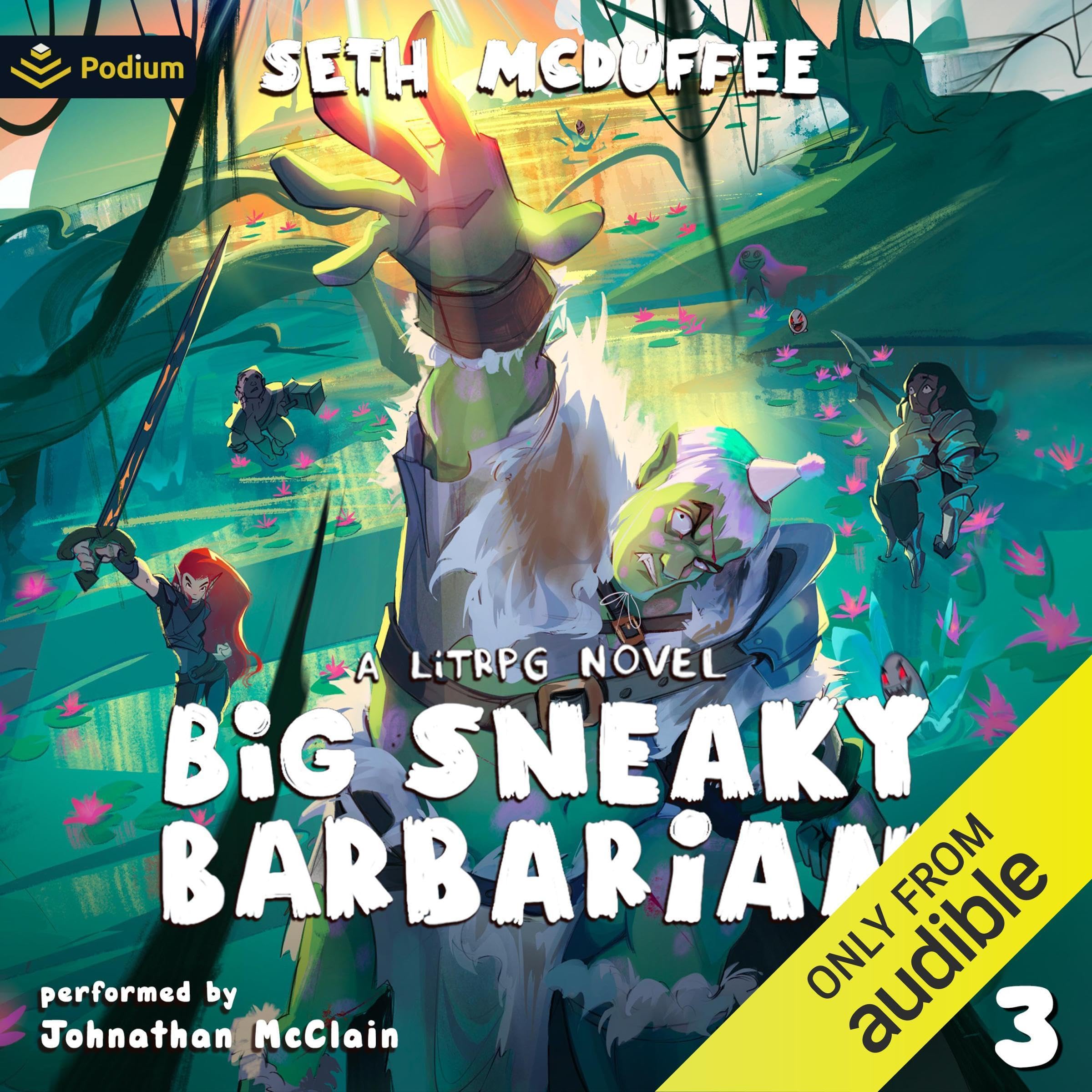 Cover art for Big Sneaky Barbarian 3: A LitRPG Novel