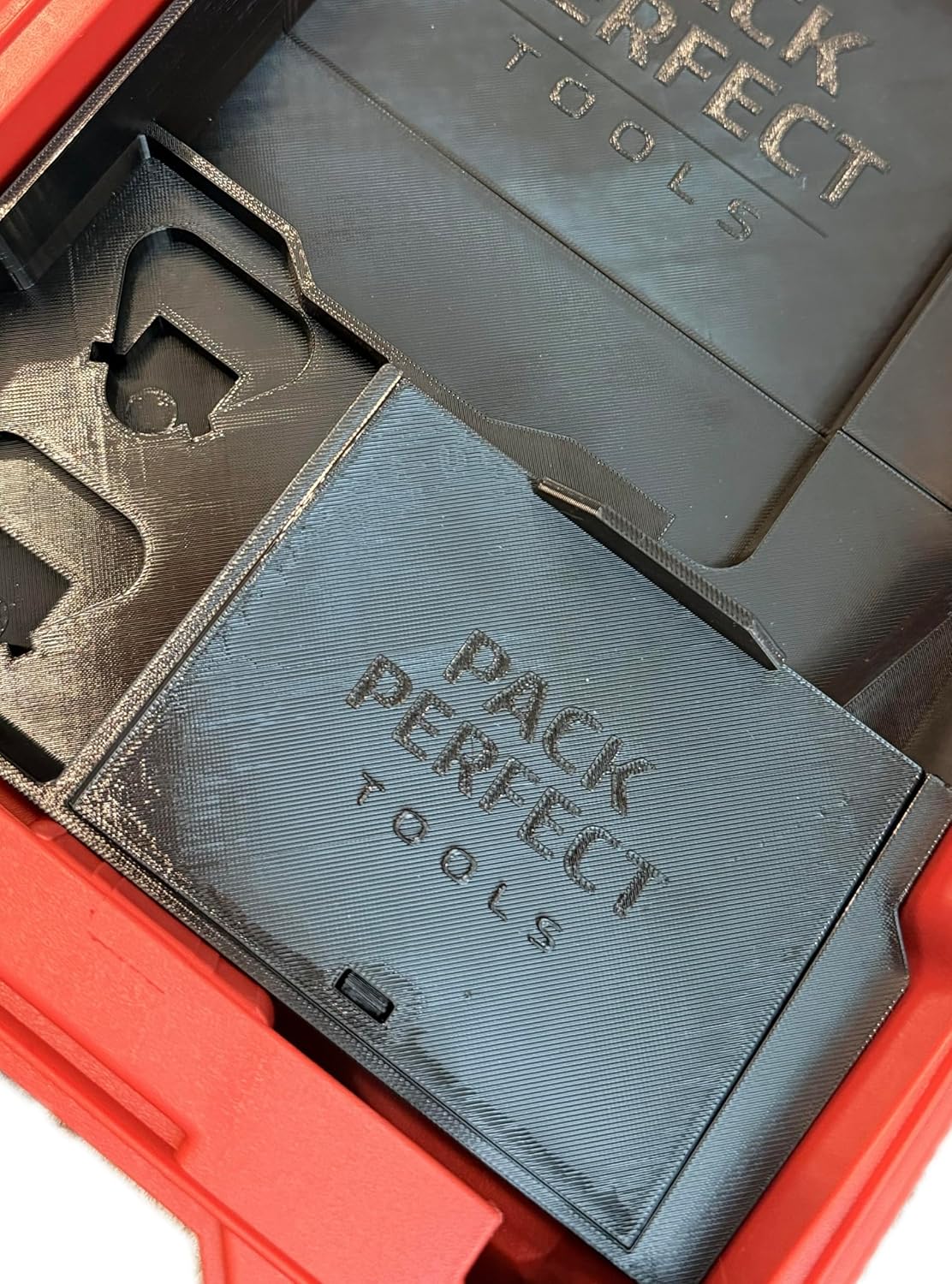 Custom M12 Crown Stapler Liner for Packout Compact Tool Box – Precision Storage for Milwaukee M12 Crown Stapler, Batteries, and thousands of staples (Fits Packout Compact Organizer)