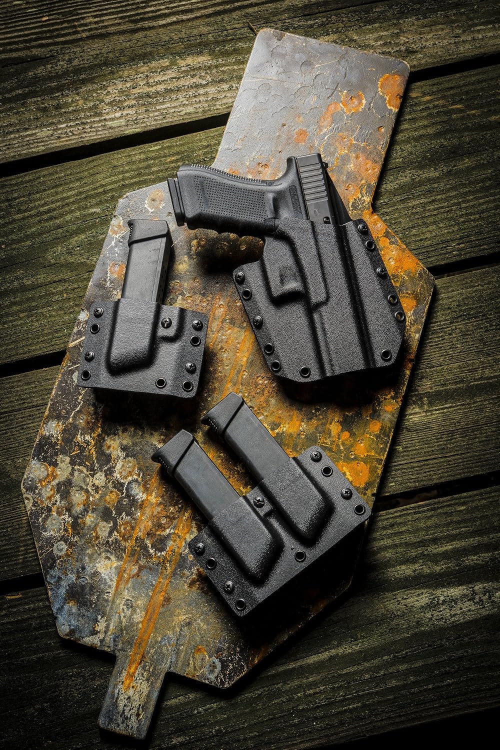 Mission First Tactical MFT Glock 17 22 Gun Holster OWB Outside Waist Band Kydex Boltaron Adjustable Cant US Made
