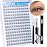 Natural Cluster Lashes Kit 168 Pcs Wispy Lash Extensions CC-Curly 9-11MM Mixed Lengths Eyelash Extension Individual Kit with Lashes Bond and Seal and Tweezers DIY at Home by Mavphnee